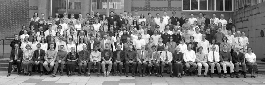 Geography Department Undergraduate Group photo from 1997