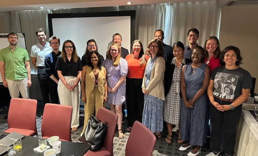 The attendees at one of the UCNP project's ECR workshops.