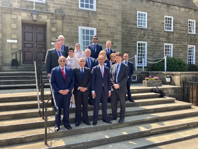 The delegation made a visit to St Mary's College