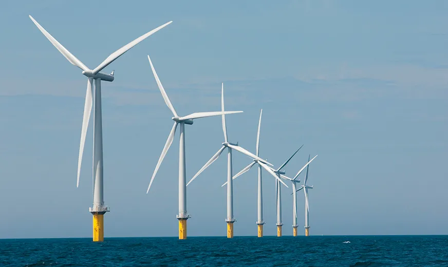 An offshore wind farm